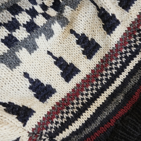 Handknit Greek Wool Sweater looks to be XL - Picture 6 of 15